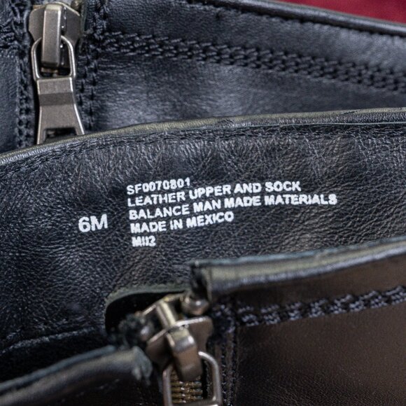 Sofft Woman Black Leather Comfortable Western Riding Zip Knee Boots size 6 - Picture 9 of 10